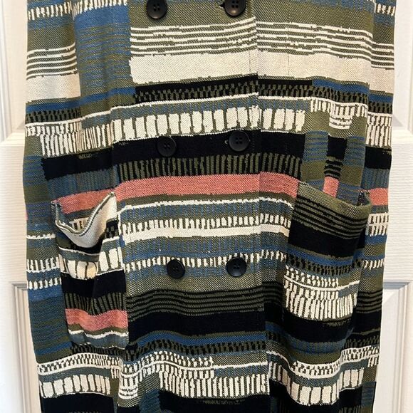 Aldo Martins Gap Printed Double Breasted Vest Size M - Picture 5 of 13